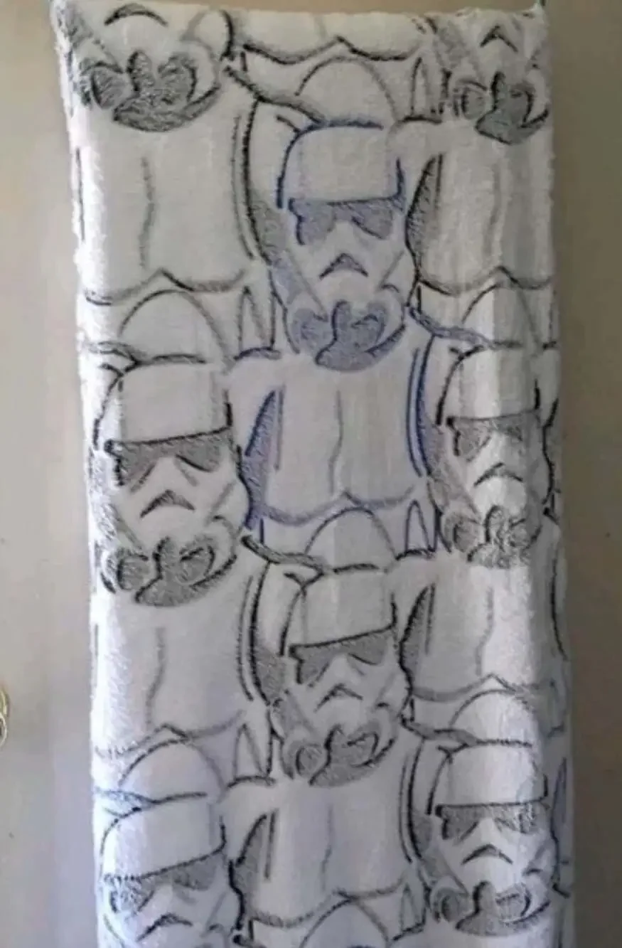 Star Wars The Big One Oversized Plush Throw Blanket Stormtrooper Pattern